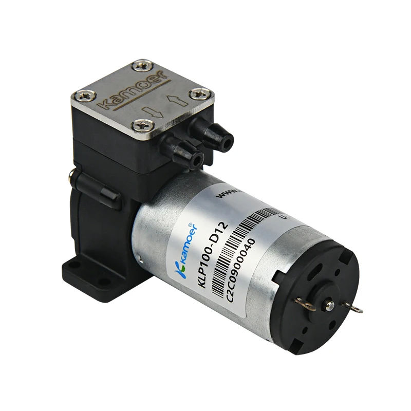 

Kamoer KLP100 100ml/min 12 Volt 24V brush brushless stepper motor Mini Diaphragm Liquid Air Transfer Pump