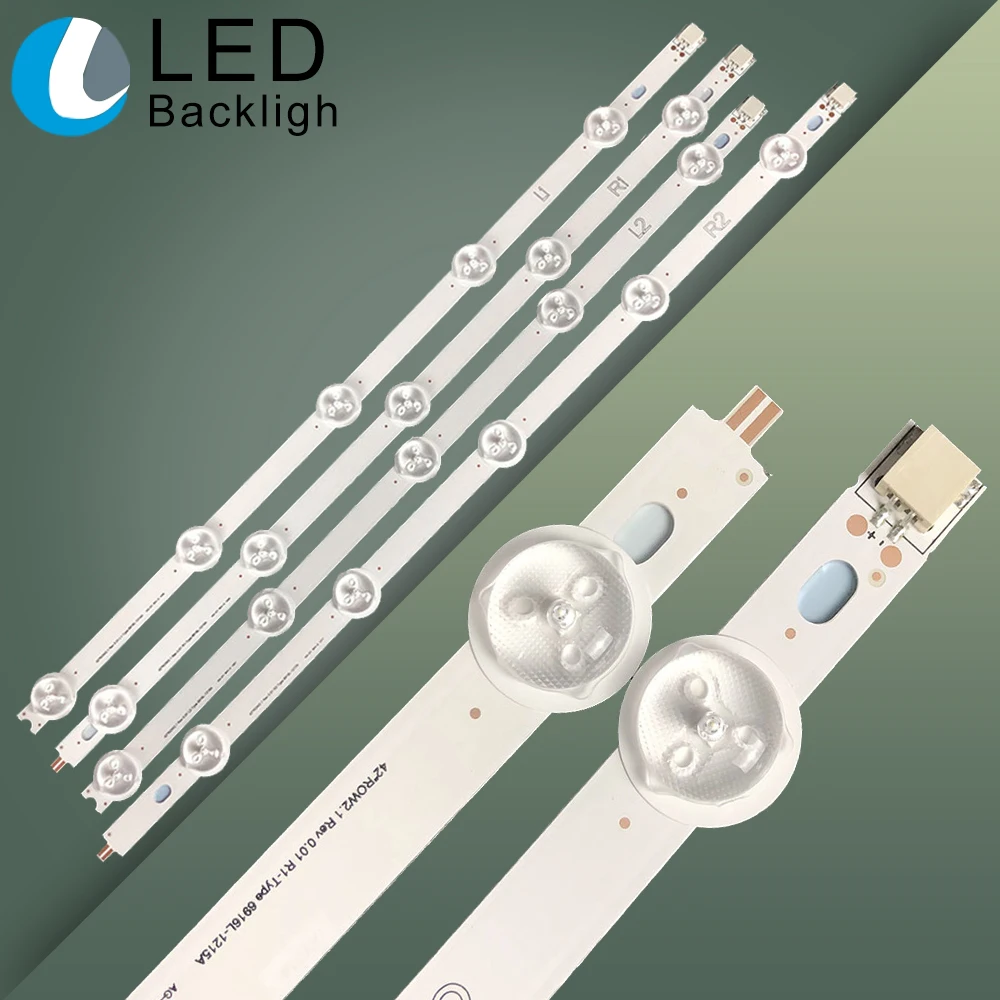 10Pcs/set 42in LED Backlight Strip for LIG 42LN 3V 1W 5led 42LA615V 42LA6200 42LA620V 42LN613V 42WL30MS-D 42LA6130-ZB 42LA6134-Z