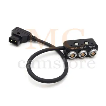 Rozbočovač napájení 1 x D-tap samec na 3 x 0B 2-pin samice adaptérový kabel 14,8 V 6 nejlepší prodej 14,8V adaptér - №5