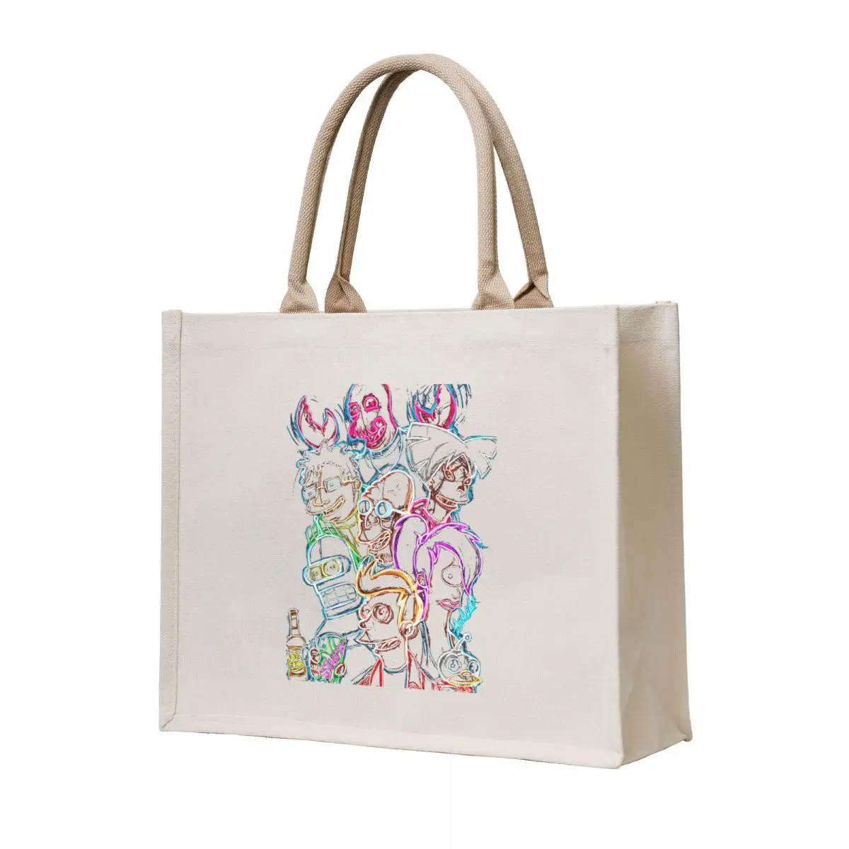 Graphic Futu Cartoons Characters Tote Bag tote bag custom Eco bag Women's shopping female