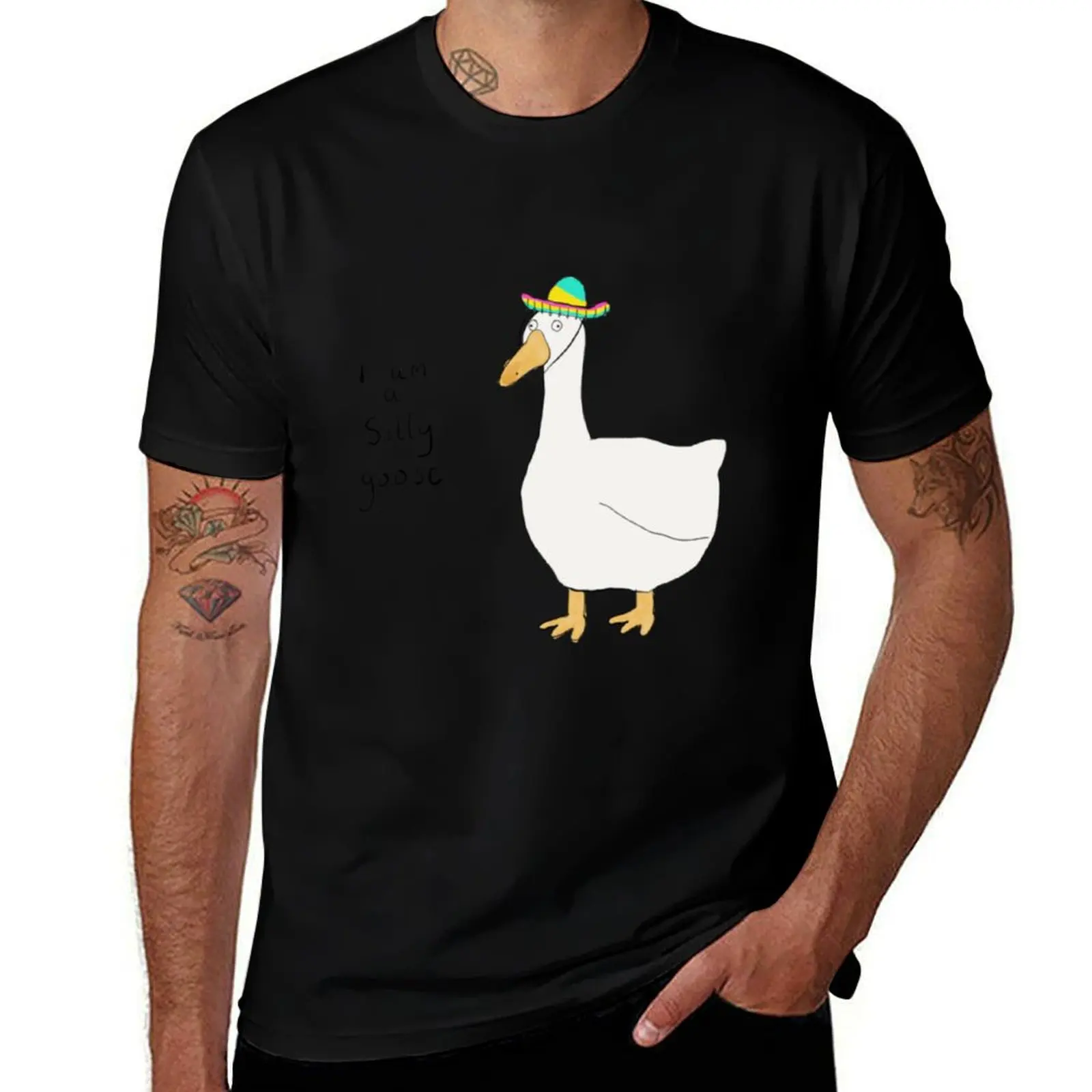 

pack 100% t t cotton T-Shirt pack am shirt men shirts T-Shirt cotton t for cotton man a I Goose Silly shirt