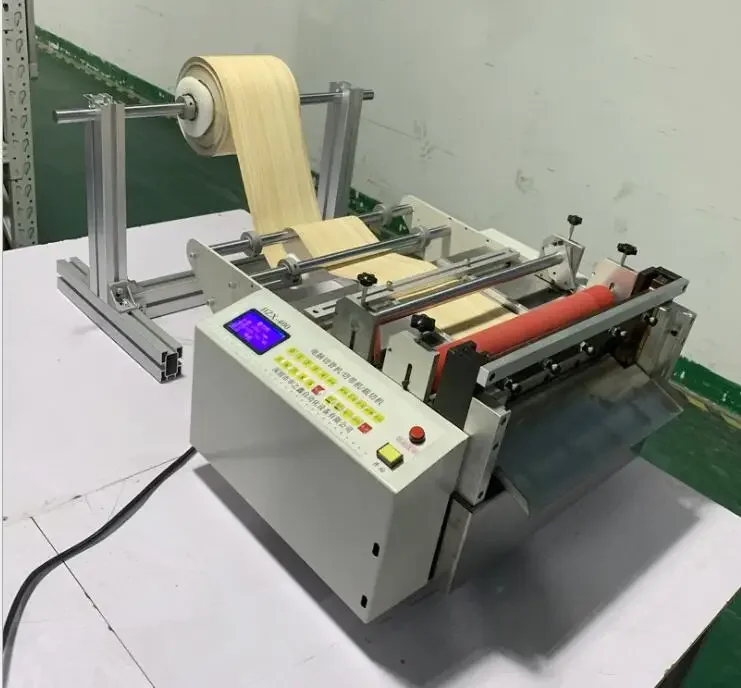 HZX-400 Microcomputer Automatic Cutting Machine, Non -woven fabric plastic film polyester PVC copper and aluminum foil cutter