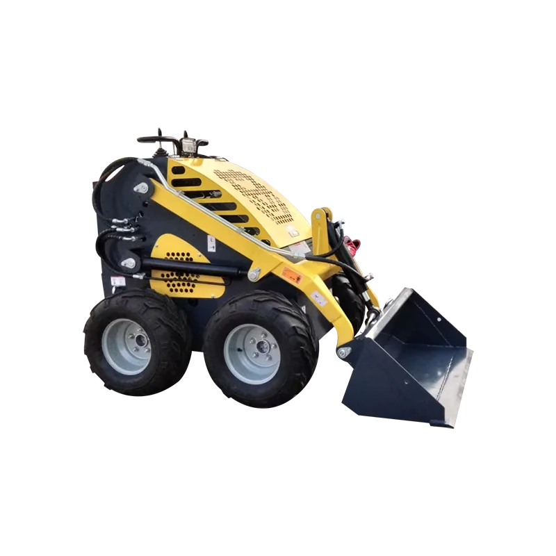 ขายที่กําหนดเองคุณภาพสูง Mini Skid Steer Loader วิศวกรรม Gravel Loader Multi-Function EPA ยูโร 5 รถตักล้อยาง Rock Bucket