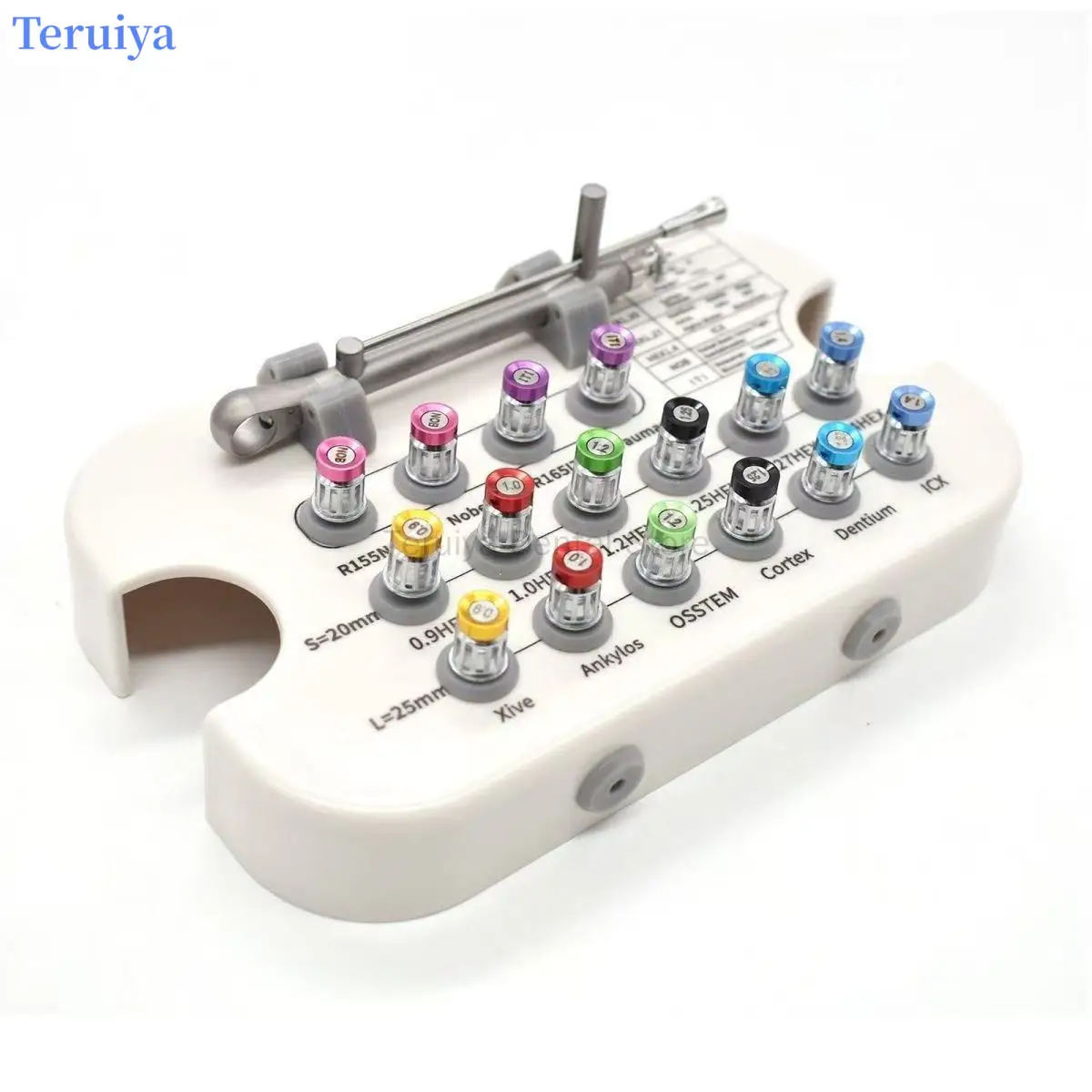 Professional Dental Implant Restoration Set - ITI Precise Fit + Full Tool Kit, High-Quality Torque Wrench & Screwdriver for Univ