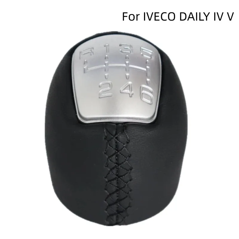 

Leather Stitching Shift Head for Iveco DAILY IV V Car Shift Lever Handball Wrapped in Leather for Enhanced Driving Experience