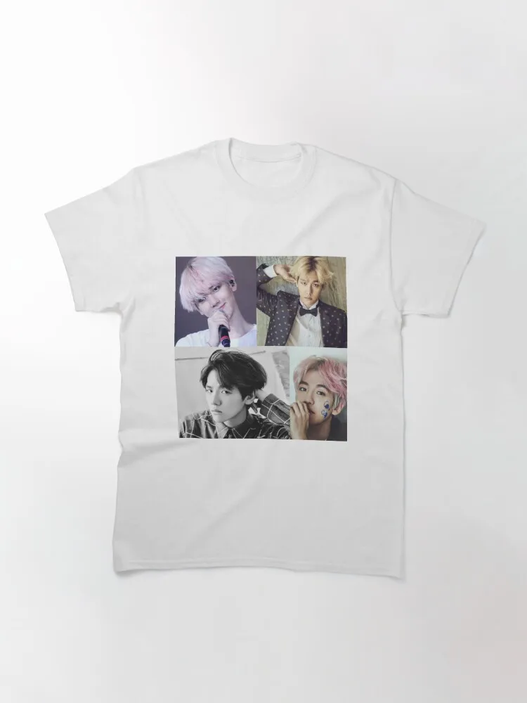 

Baekhyun Collage Classic T-Shirt Funny Short Sleeve Tshirt Streetwear New Fashion Top Tees