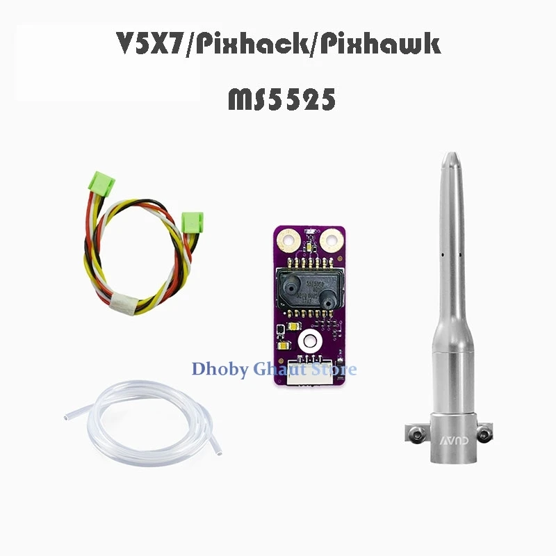 V5X7 Pixhack/Pixhawk MS5525 Airspeed Sensor Pixhawk With Pitot Tube 0.84pa Digital Meter For PIX DIY Fixed Wing FPV UAV Drone