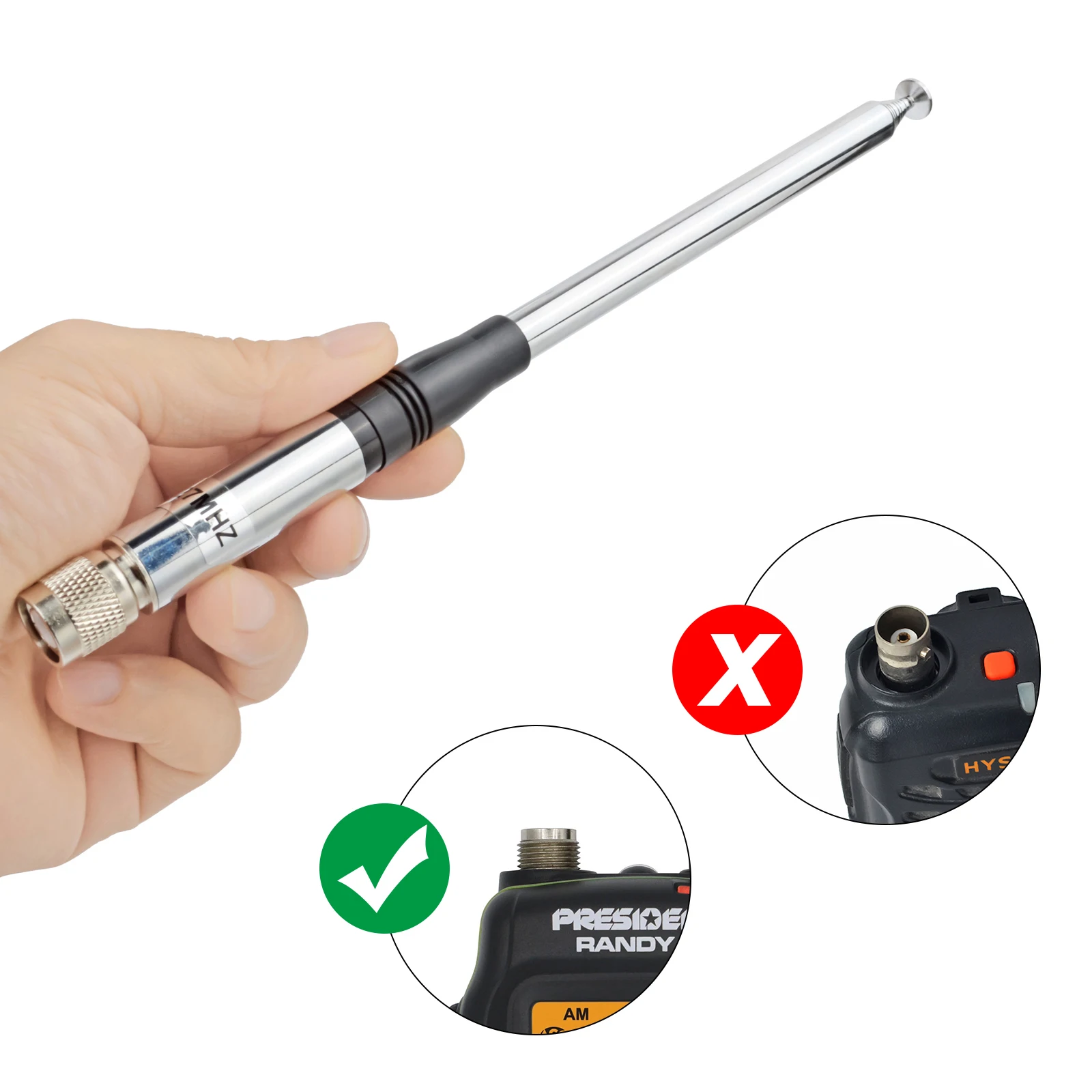 Antenne télescopique en acier - Fishing Rod Telescopic avis et prix
