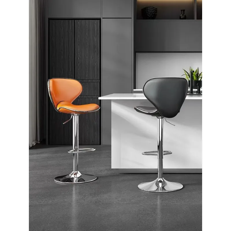 Comptoir de Bar nordique maison tabouret haut relevable tabouret de Bar moderne Simple chaise caissier réception dossier chaise pour cuisine