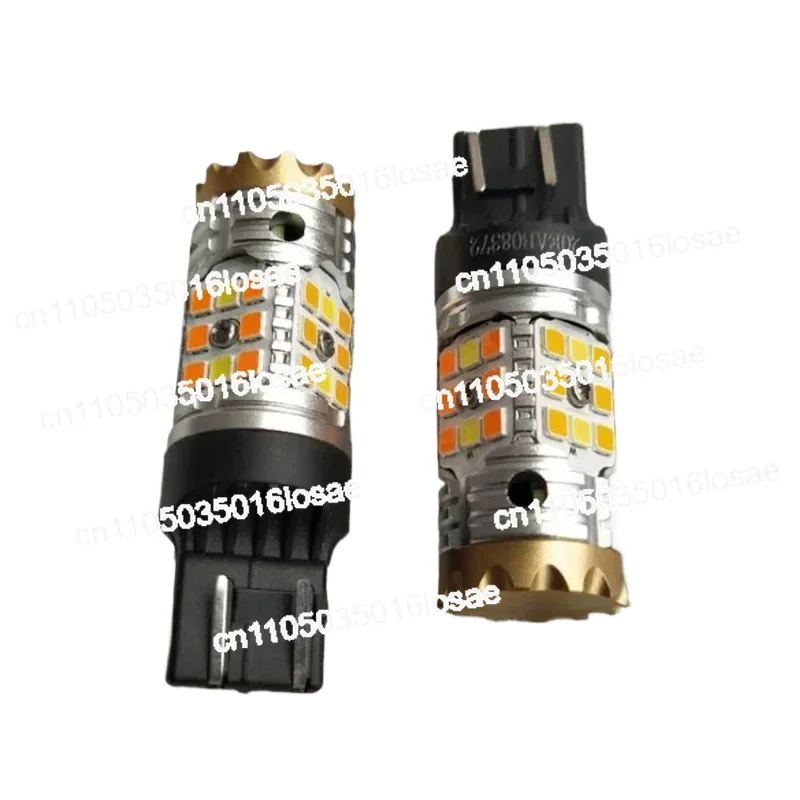 

3157 1157 7443 Bicolor White Amber S25 3157 T20 7443 1157 BAY15D Light Emitting Diode DRL Steering Signal Side Light