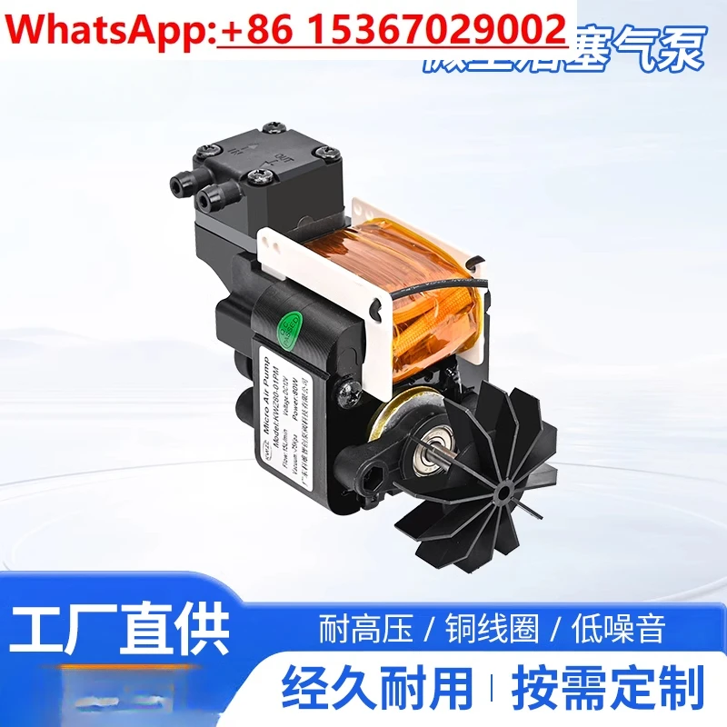 

80-01PM Micro electromagnetic piston vacuum pump Small air pump 220V AC medical apparatus Beauty instrument