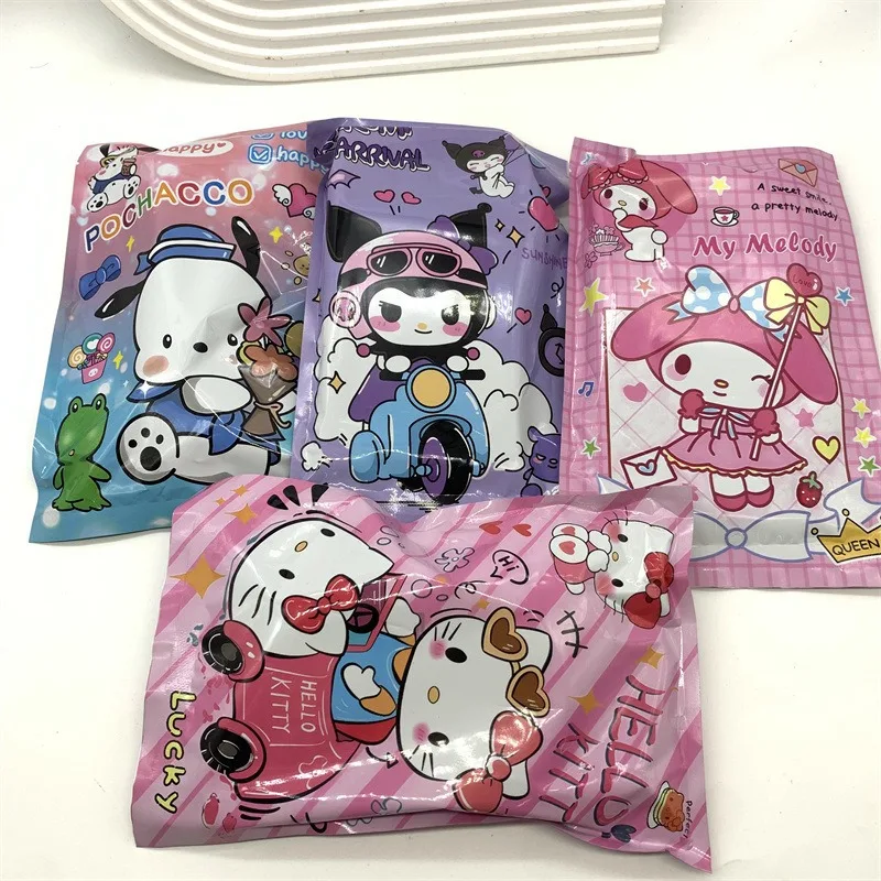 

Аниме Sanrio слепая сумка Kuromi наклейки для ногтей наклейки для заметок и учета наклейка Cinnamoroll сюрприз слепая сумка подарочные игрушки