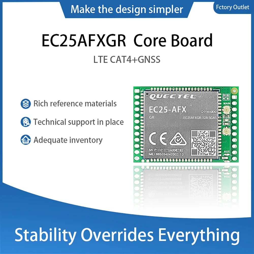 

LTE CAT4 макетные платы EC25AFXGA EC25AFXGA-128-SGNS Core Board 1 шт.