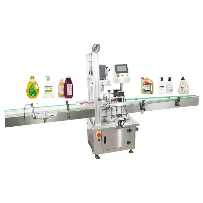TS180 Automatic High Speed Bottle Capping Machine Screw Capper for Plastic Glass Bottle Packing Machine