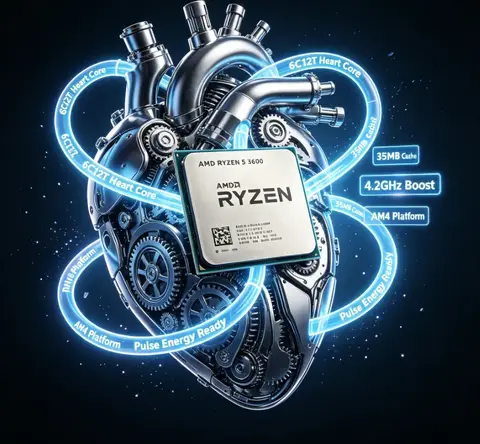 Ryzen 5 3600 fan-AliExpress