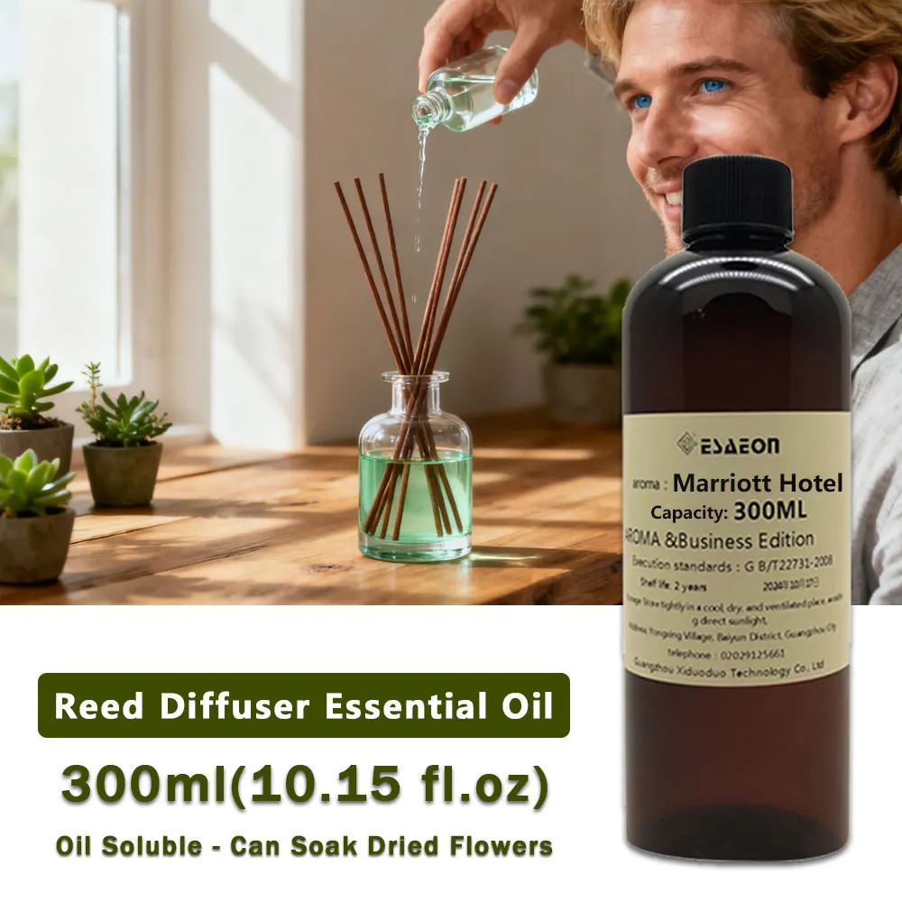 ESAEON 300ml(10.15 fl.oz) Marriott Hotel/Sheraton Essential Oil, For Reed Diffuser & Flameless Aromatherapy & Waterless Diffuser