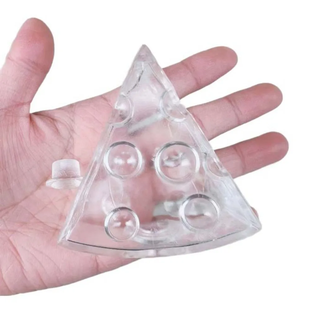 Cheese DIY Empty Ball Skin Transparent Soft TPR DIY Pressure Ball Kit Fillable With Lid Handmade Ball Skin