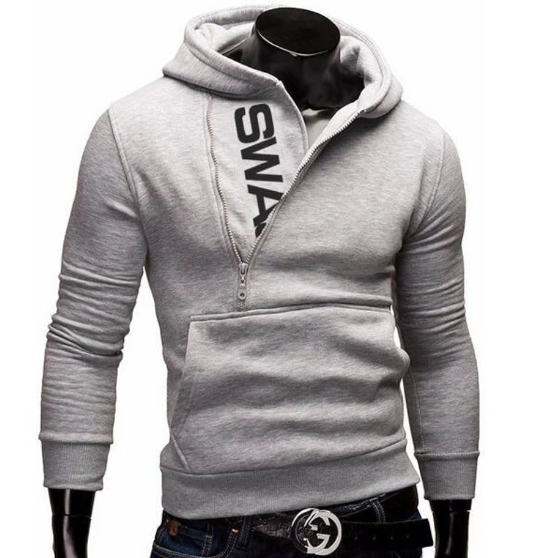 Autumn winter Fleece Cardigan Hoodie Jacket Fashion Brand Hoodies Men Casual Slim Sweatshirt Men Sportswear Zipper Hoodie