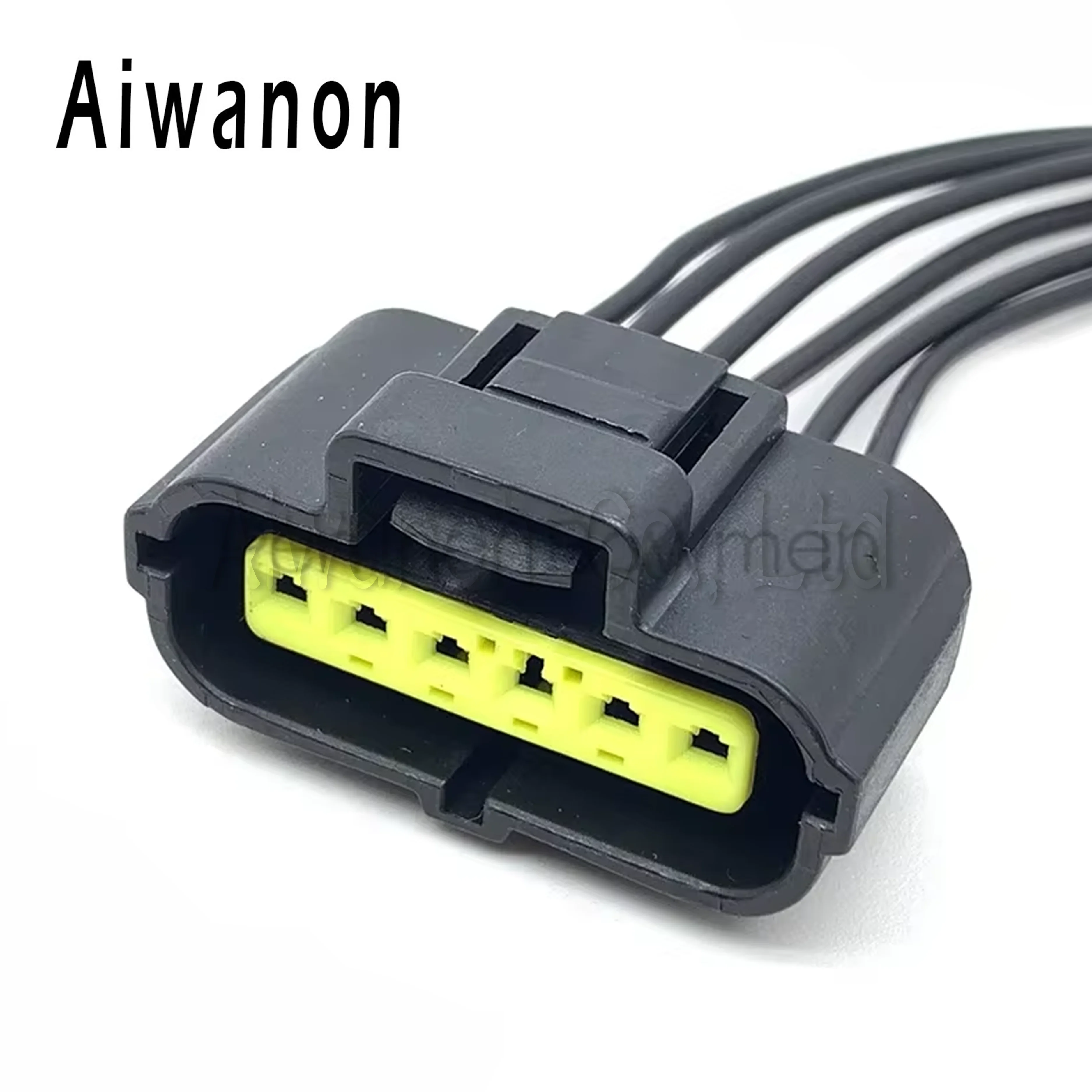 1 Set 6 Pin Car Pump Accelerator Pedal Electronic Connector Wire Harness For 184060-1