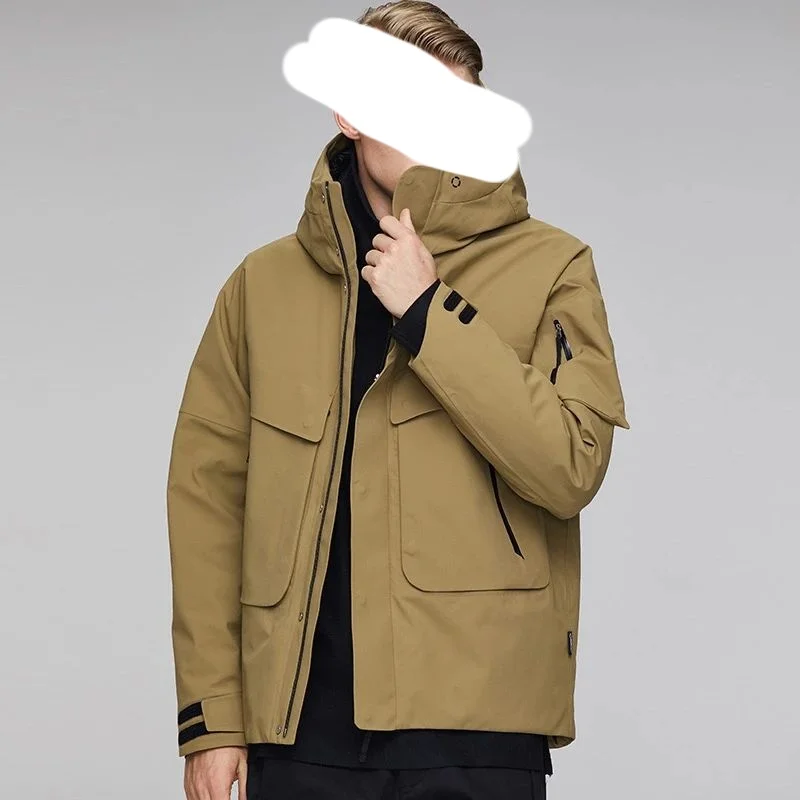 

Tag Episode мужской пуховик Jaet, тепло на открытом воздухе, водонепроницаемое, ветрозащитное, с капюшоном на гусином пуху, модное городское пальто, обычная длина