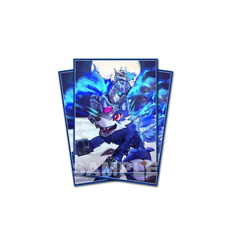 60Pcs/set Digimon Digimon Card sleeve Angewomon Patamon Tailmon DTCG Anime Game Collection Card Protective Cover Gift Toys