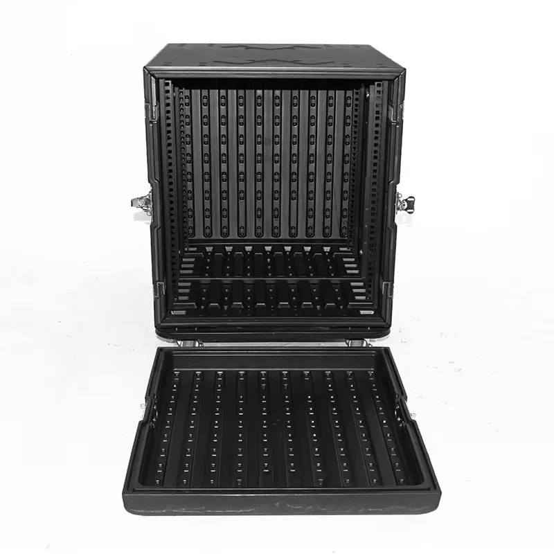 BOLRZO Audio equipment 8U/12U14U/16U power amplifier cabinet, mixer rack, high-performance chassis, stage air box