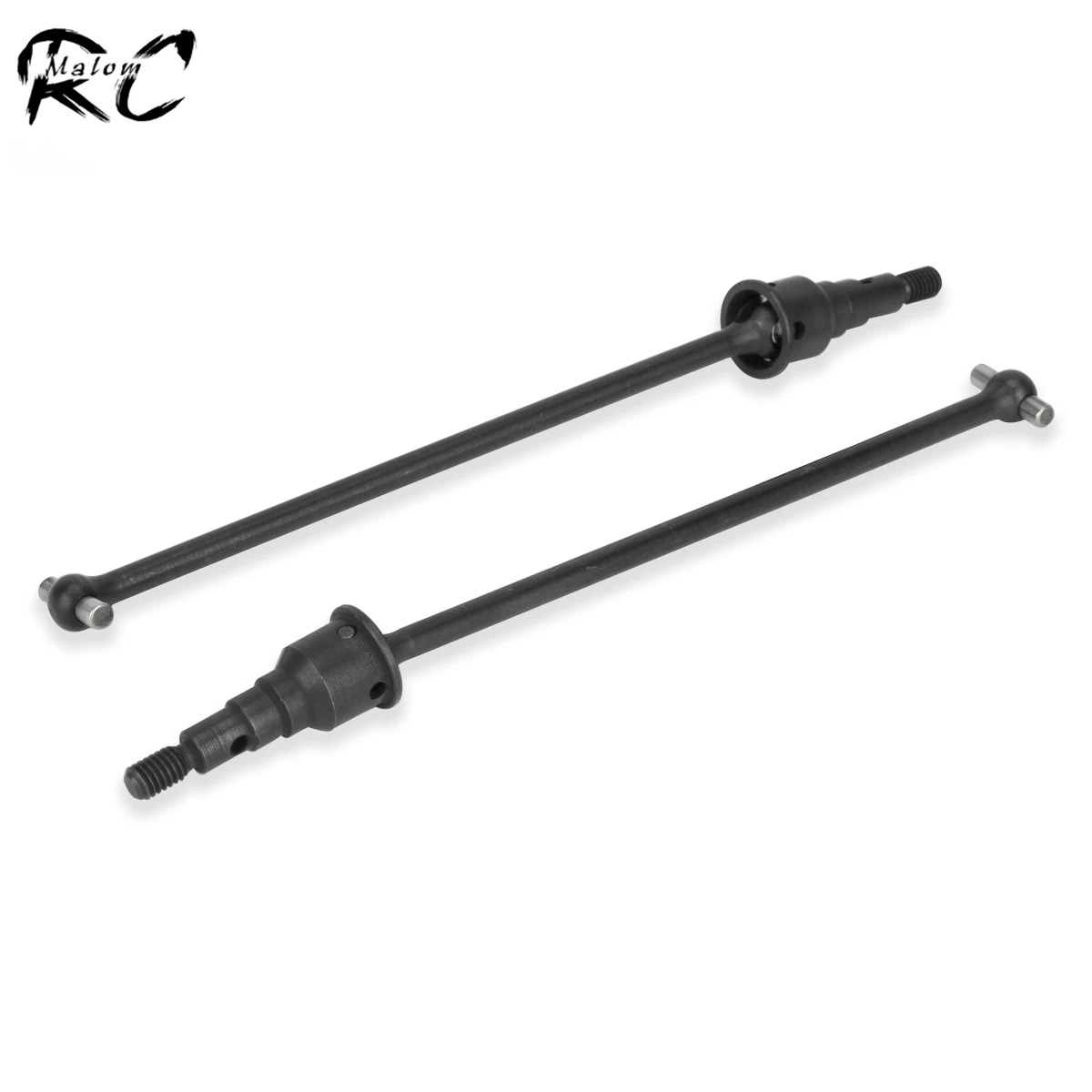 2Pcs Hard Steel Front Rear CVD Drive Shafts for 1/10 LOSI Lasernut U4, 4WD RC Crawler Car Upgrades Parts