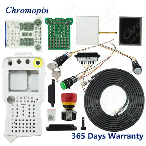 Yaskawa Motoman DX100 JZRCR-YPP01-1 터치스크린 패널+멤브레인 키패드+ LCD 디스플레이+키 버튼+케이블용 플라스틱 케이스 하우징