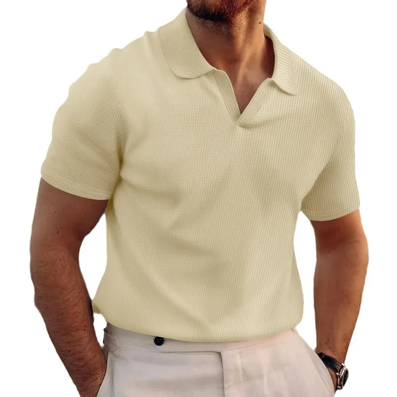Men's Heavy Oversize Casual T-Shirt 2025 Lel  Shirt Cool Feeling City Walk Suitable Clean Fit Style Trilogy Fiber