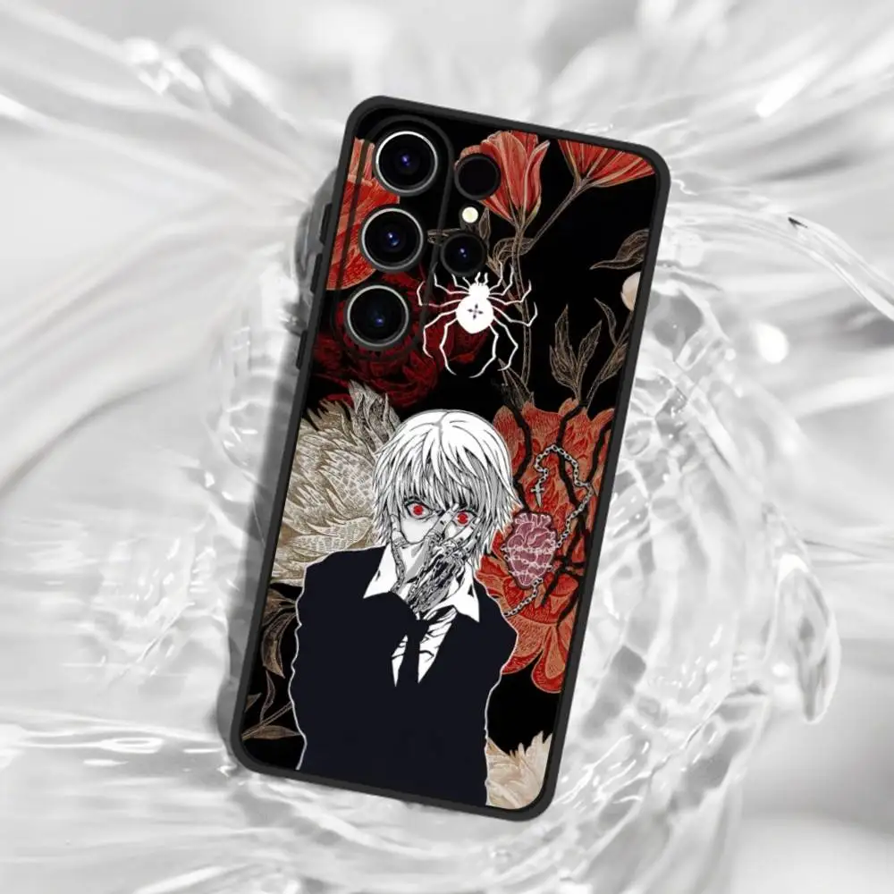 Custodia per telefono Hot Anime HUNTER-HUNTER per SamsungS25,24,21,22,23,30,Ultra,20,Plus,Fe,Lite,Note,10, Cover morbida nera