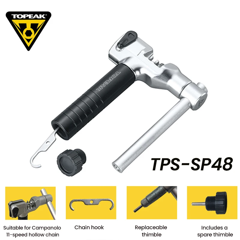 

Topeak Bicycle Repair Tool All Speed Chain Breaker With Chain Hook Bicycle Remove Link Cutter Splitter Extractor Pin Tool