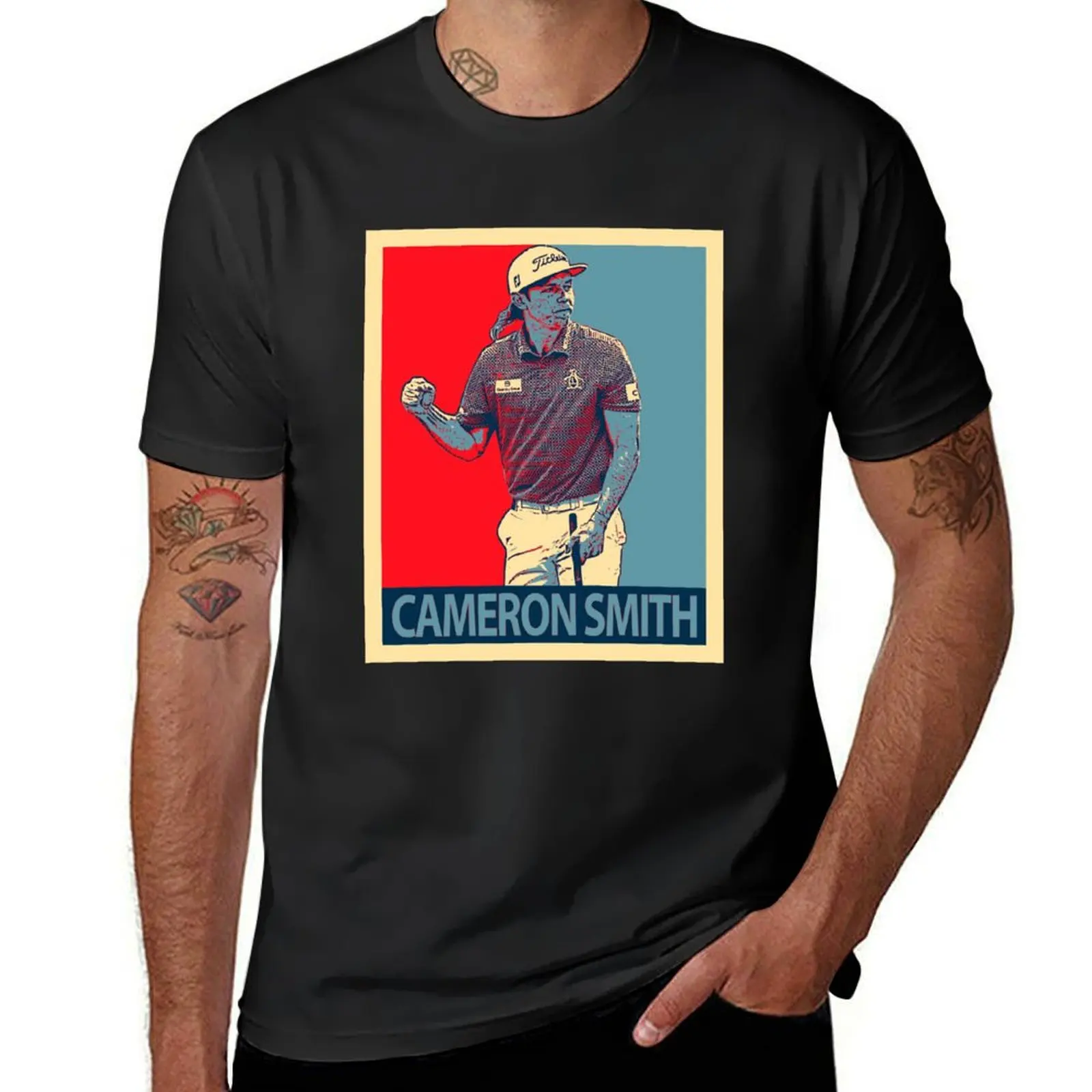 

Cameron Smith T-Shirt plus sizes vintage clothes quick-drying Men's clothing