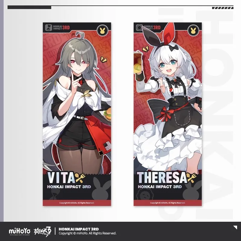 

Официальная серия miHoYo Honkai Impact 3rd Delicious On Board, лазерная коллекционная карта билетов, оригинальные аксессуары для игр в стиле аниме
