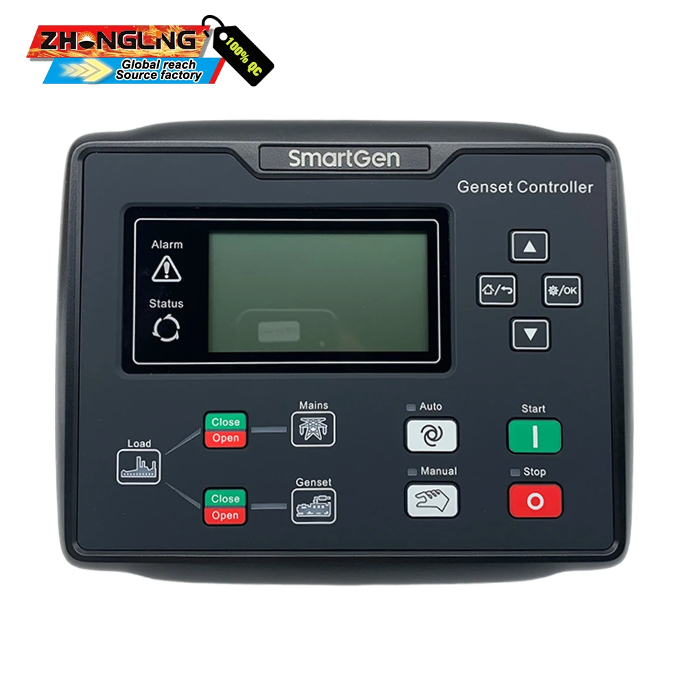 Smartgen HGM6120N Diesel Generator Controller AMF Auto Start Stop Control Module Panel 6120U Parts Replacement High Accessory