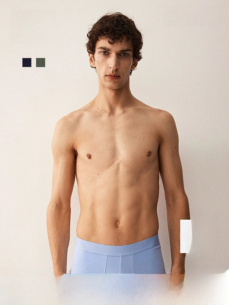 

H&M Men's Cotton Underwear Elastic Comfortable Mid-Waist Boxer Shorts 5-Pack Breathable Soft Fabric Briefs Spring 2025