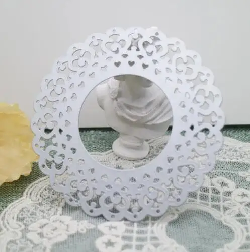 Circular Lace Frame Craft metal cutting dies cut die mold Frame Scrapbook paper craft knife mould blade punch stencils dies