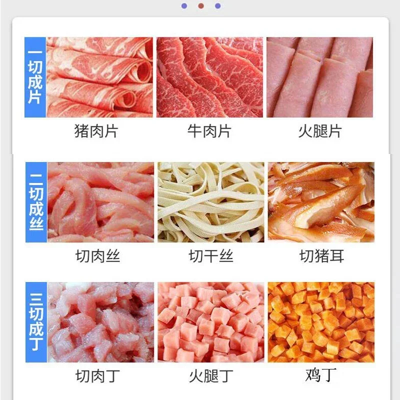 Высококачественная мясорубка из нержавеющей стали 220 В/110 В, коммерческая машина для нарезки кубиками, многофункциональная мясорубка