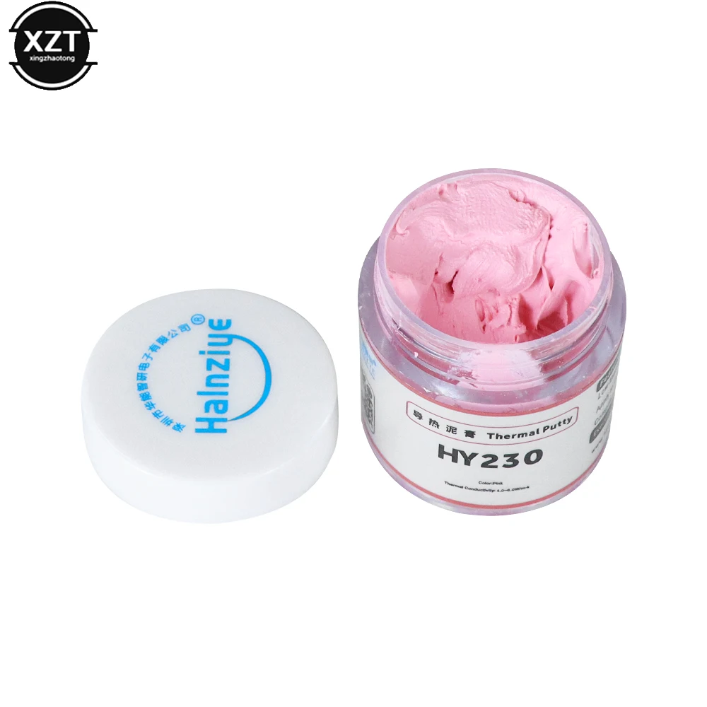 HY204ซิลิโคนร้อน20ก. HY206 20ก. สำหรับระบายความร้อนแบบจาระบีแผ่นระบายความร้อนสำหรับระบายความร้อนซีพียูแผงระบายความร้อนคอมพิวเตอร์โน้ตบุ๊กเข็มฉีดยาระบายความร้อน