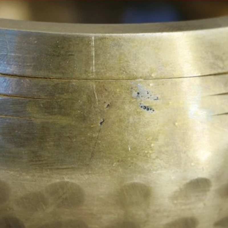 Nepal Handmade Copper Tibetan Bowl Yoga Meditation Chanting and Buddhist Music Bowl image 4