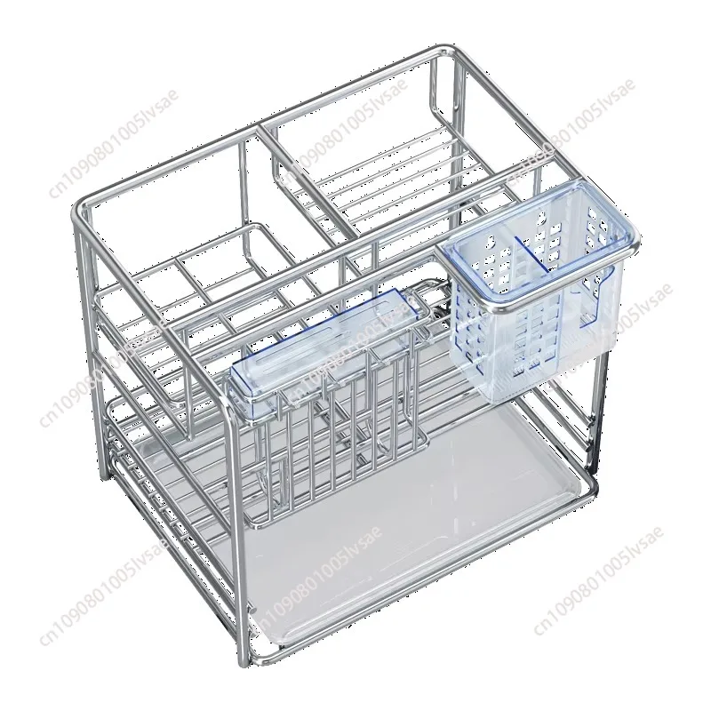 

Kitchen Accessories Spice Basket Bottom Metal Pull-out Spice Rack Mechanism