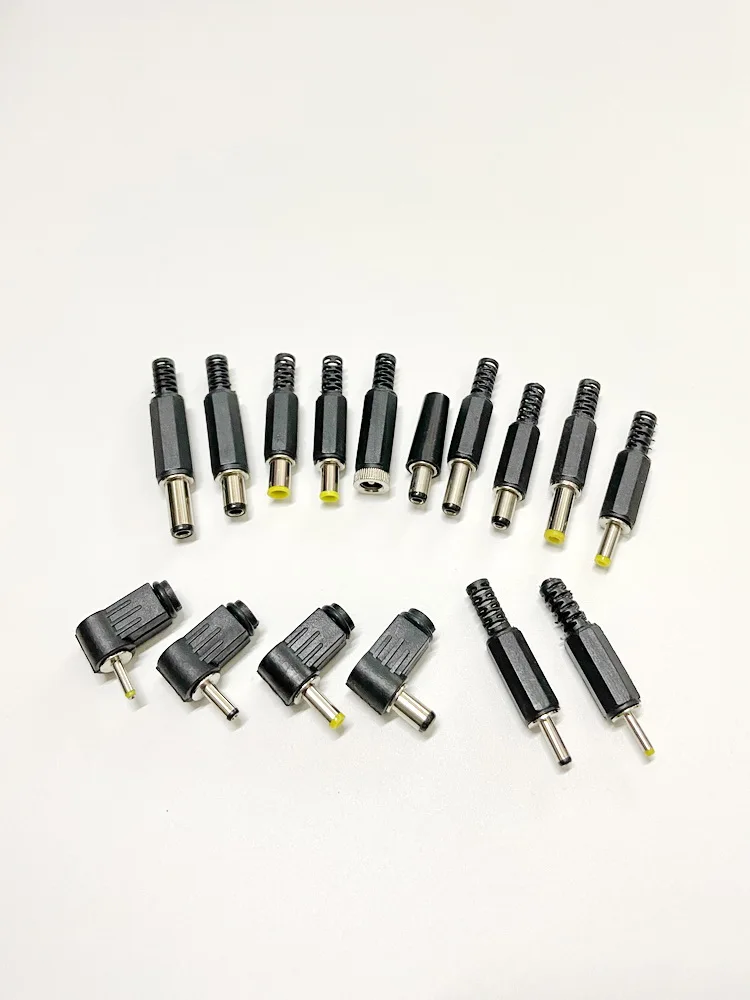 

Black Insulation Sheath Male And Female Socket Connectors Power Interface Of DC Plug 2.5x0.7 3.5x1.35 4.0x1.7 5.5x2.1 5.5x2.5