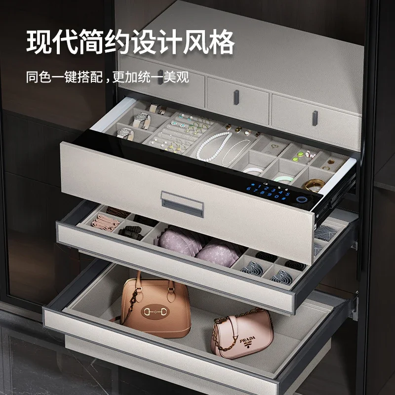 Password Drawer Safe Anti-theft Invisible Drawer Safe Household Embedded Jewelry Box