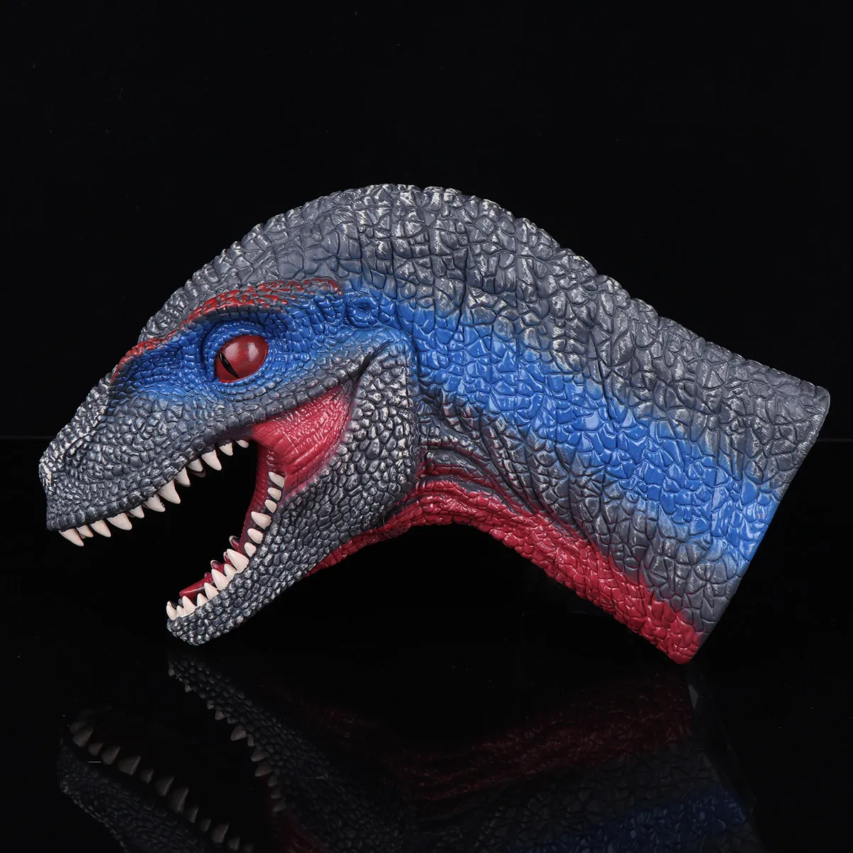 1pcs-dinosaur-hand-puppet-velociraptor-head-with-articulated-jaw-lifelike-painting-for-role-play-imaginative-kids-hand-and