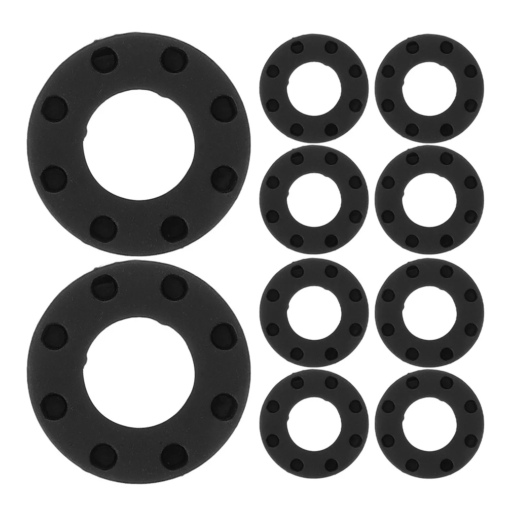 

10Pcs Foosball Table Accessories Rubber Gasket Foosball Rod Bearings Replacement Parts Football Table Machine Washers Bumper