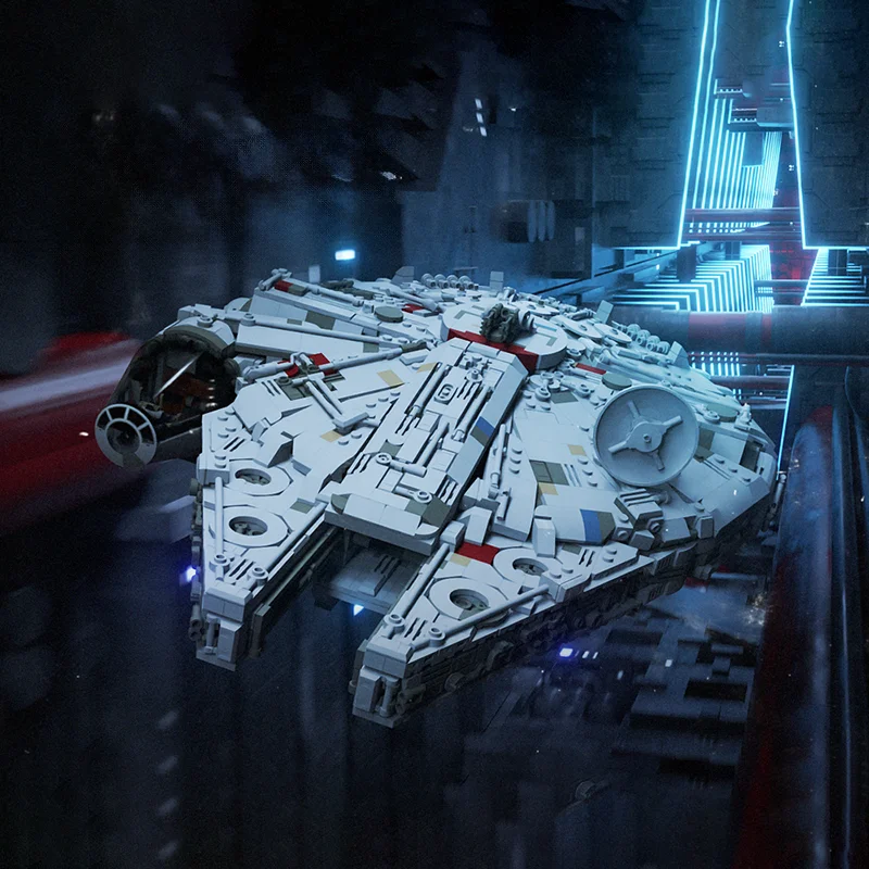 ตัวต่อ MOC PiXEL DANs รุ่น THE FALCON จำนวน 3260 ชิ้น ของเล่นตัวต่อสร้างสรรค์ ประกอบง่าย ไอเดียของขวัญคริสต์มาส ของขวัญวันเกิดสำหรับเด็ก