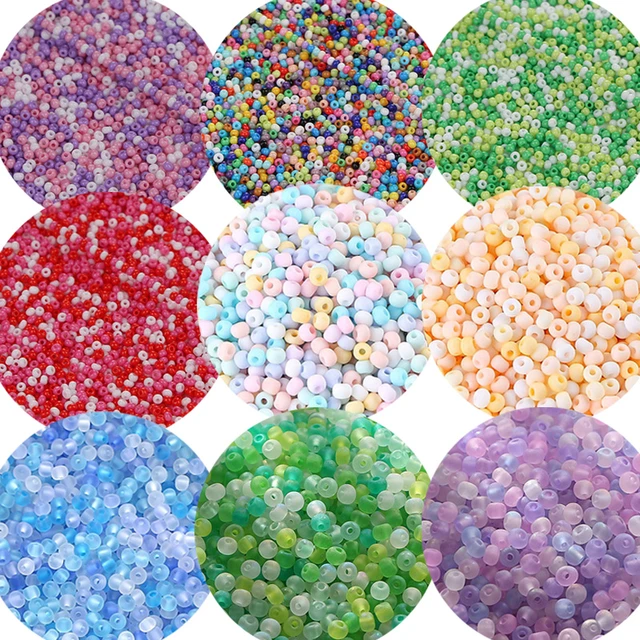 2mm 3mm 15g bag Czech Glass Uniform Seed Beads Macaron Matte Frosted Loose Spacer Pony Beads For Bracelet DIY Jewelry Making AliExpress