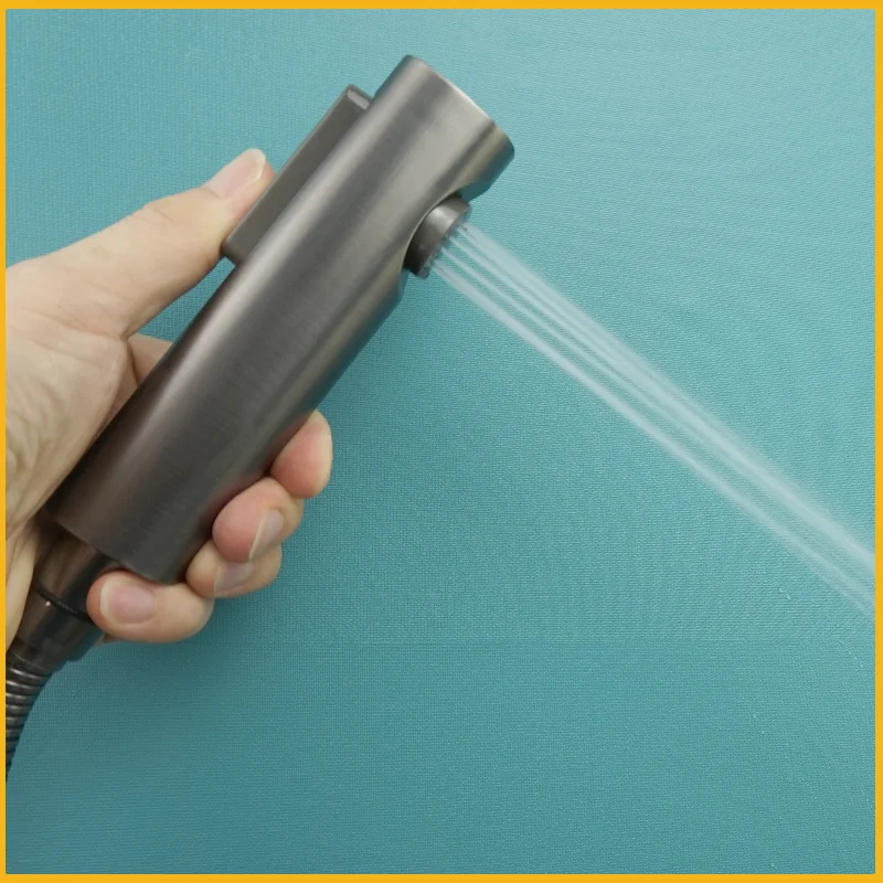 المرحاض الدوش بيديت رئيس يده رذاذ ل شطاف الصحية دش الحمام ABS G1/2 "صنبور بيديت التنظيف الذاتي الرش #4