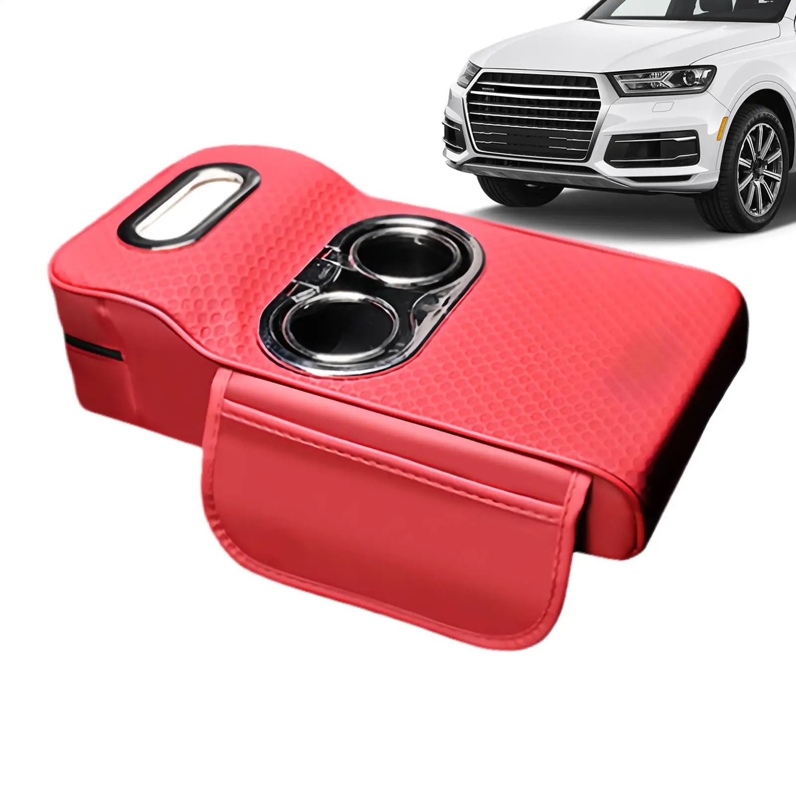 

Car Armrest Storage Box Ergonomic Long-Lasting Organization Car Console Organizer For Family Adults Men Women Automotive Vehicle
