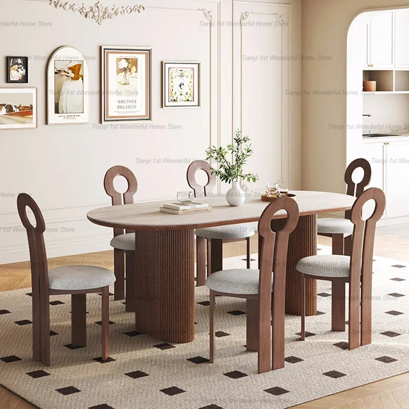 

Дизайнерские элитные обеденные столы в японском стиле, современная простота, обеденные столы для ресторана, кухонная мебель для дома Vaisselle HBDT