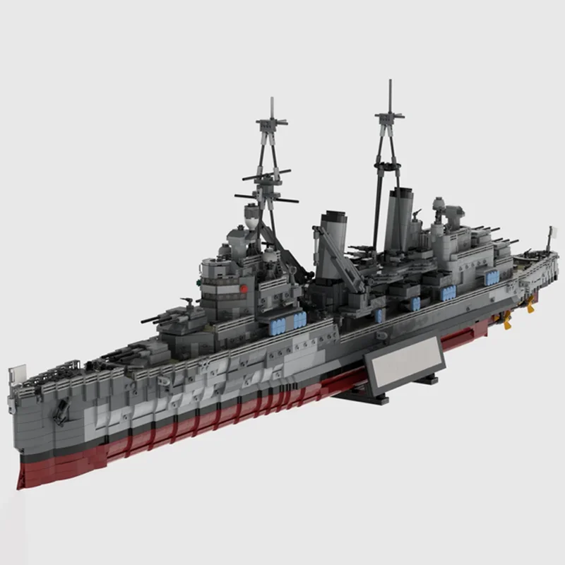 MOC 5557PCS HMS Belfast Modello Architettura Educazione fai da te Idea creativa Bambini Giocattolo in mattoni Compleanno Building Block Regalo di Natale